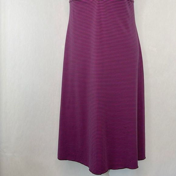 Prana Rebecca Dress in Vivid Viola. Purple with Brown Stripes. Size XL. NWT. - Picture 3 of 16